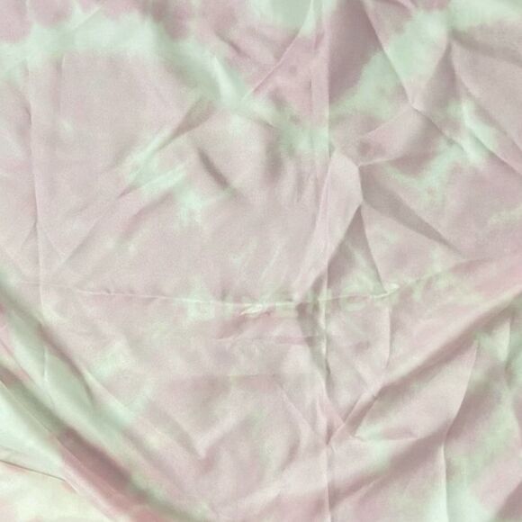 Givenchy Heart Logo Tie Dye Silk Scarf Pink - Picture 2 of 5